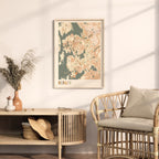 bergen norway map poster - image 3