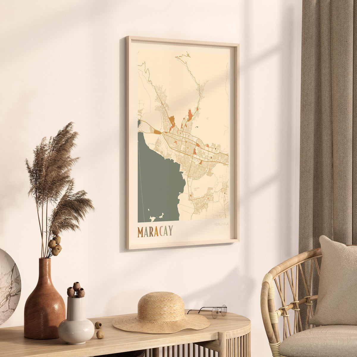 maracay, venezuela map poster - image 2