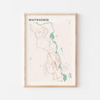 whitehorse, yukon map poster - image 1