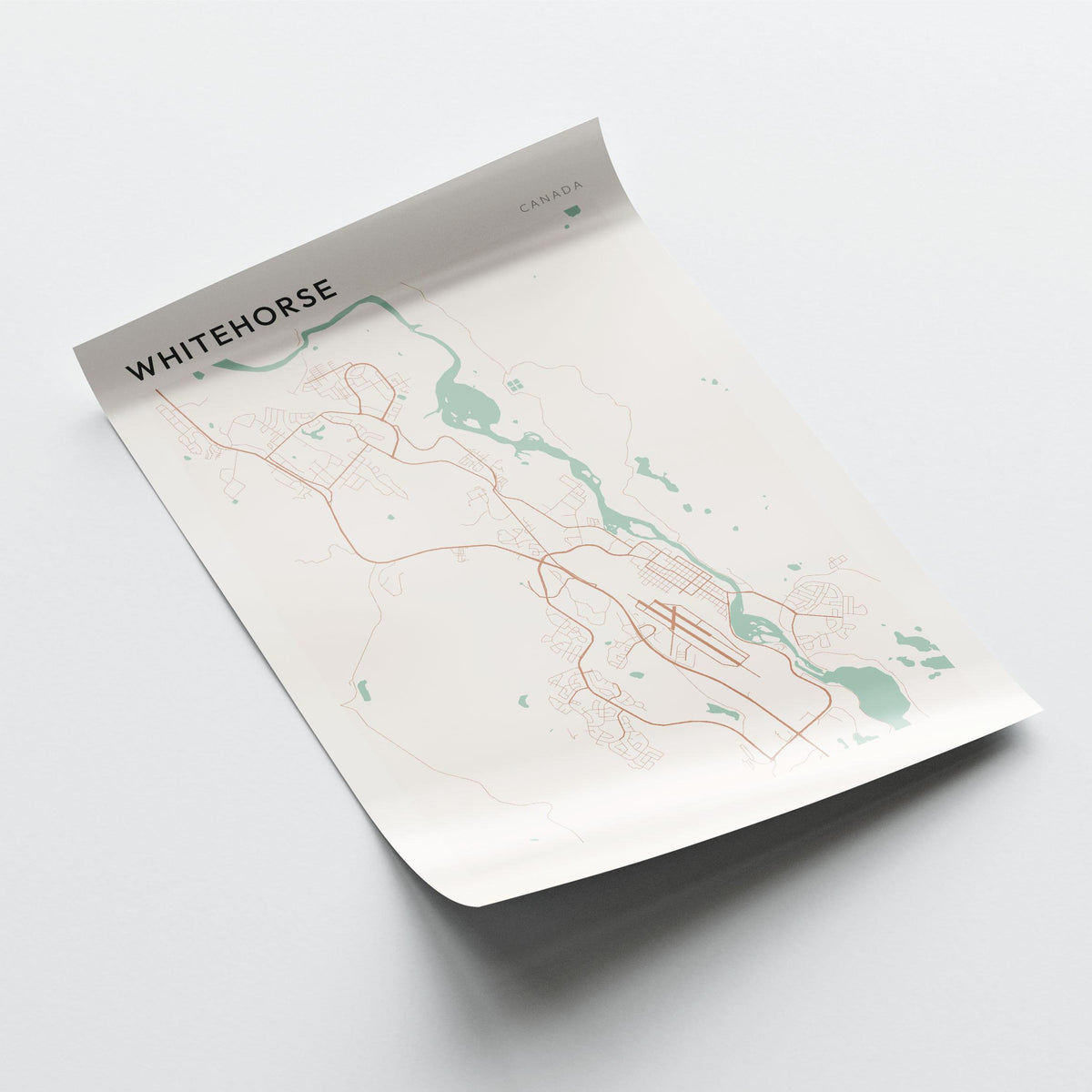 whitehorse, yukon map poster - image 3