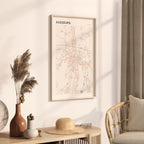 augsburg germany map poster - image 2