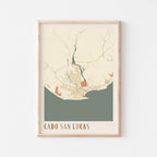 cabo san lucas, mexico map poster - image 1