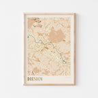 dresden germany map poster - image 1