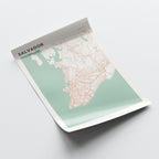 salvador, brazil map poster - image 4