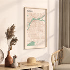 surrey, british columbia map poster - image 2
