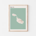  malta map poster - image 1