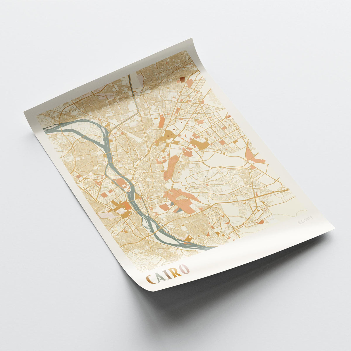 cairo, egypt map poster - image 4