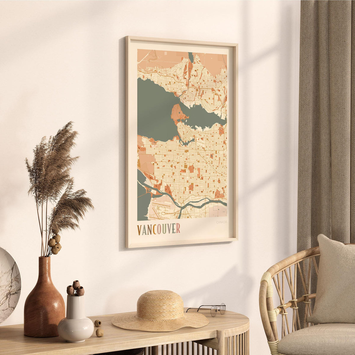 vancouver, british columbia map poster - image 2