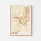 coimbra portugal map poster - image 1