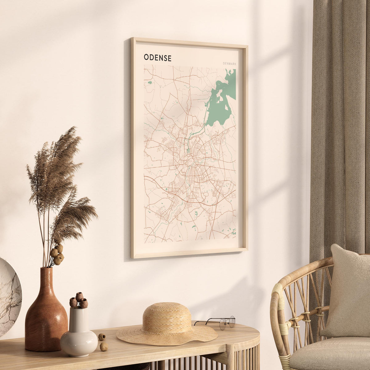 odense denmark map poster - image 2