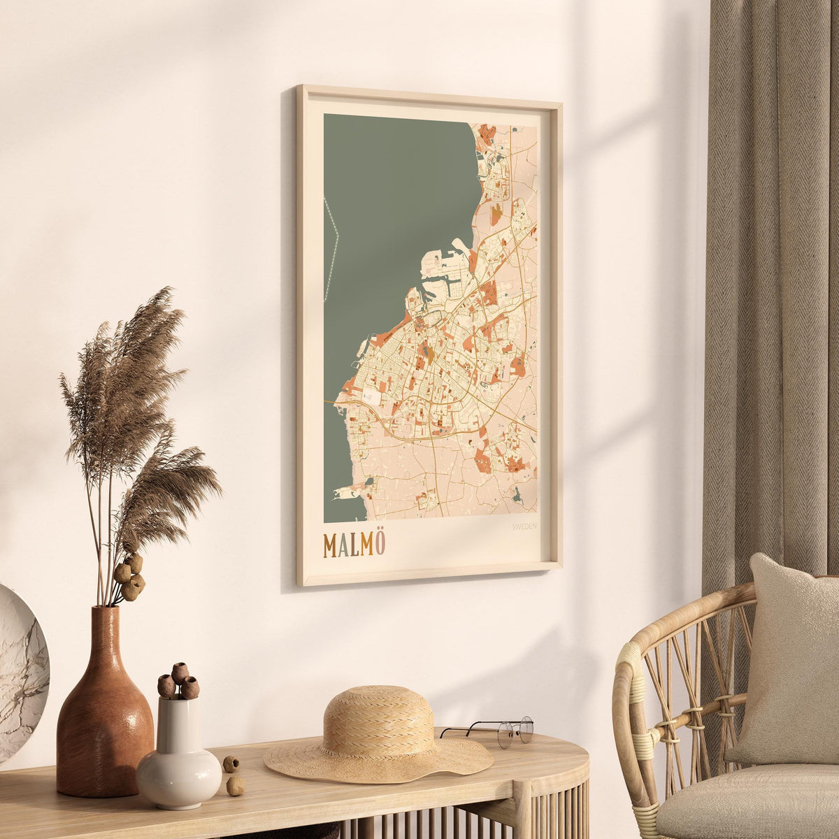 malmo sweden map poster - image 2