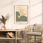 hakodate, japan map poster - image 3