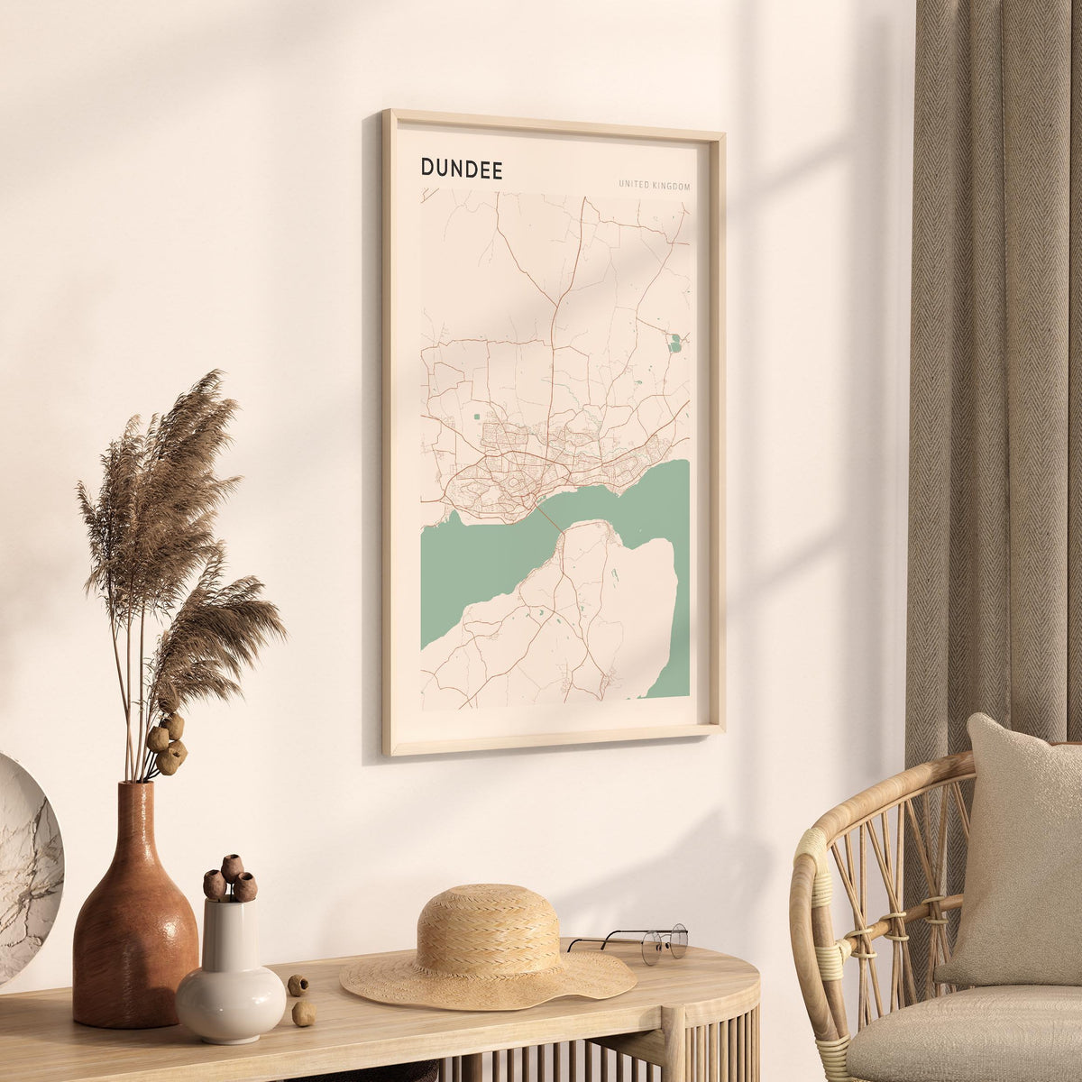 dundee, united kingdom map poster - image 2