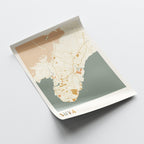 suva, fiji map poster - image 3