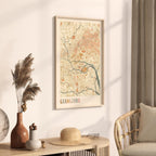 guangzhou, china map poster - image 3