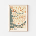 richmond, british columbia map poster - image 1