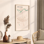 abbotsford, british columbia map poster - image 2