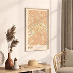 daegu, south korea map poster - image 2