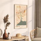 newport, united kingdom map poster - image 2
