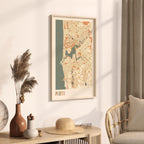 perth, australia map poster - image 2