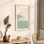 split croatia map poster - image 3