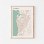 adelaide, australia map poster - image 1