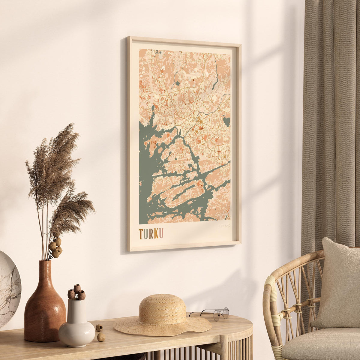 turku finland map poster - image 2