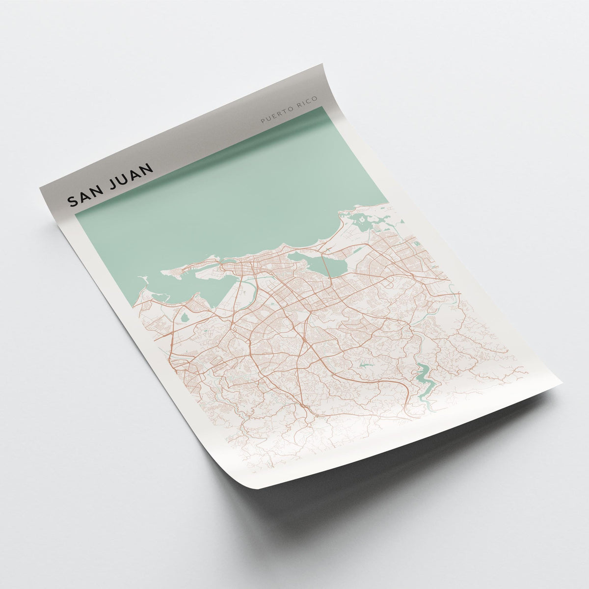 san juan, united states map poster - image 4