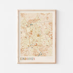 eindhoven netherlands map poster - image 1
