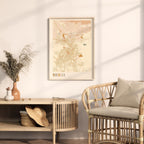 nicosia, cyprus map poster - image 3