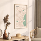 aarhus denmark map poster - image 2