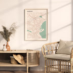 aarhus denmark map poster - image 3