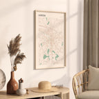 leipzig germany map poster - image 2