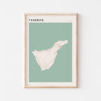 tenerife spain map poster - image 1