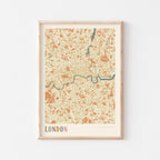 london, united kingdom map poster - image 1