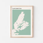 cape breton, nova scotia map poster - image 1