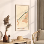 luang prabang, laos map poster - image 2