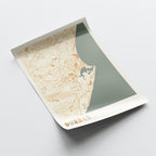 durban, south africa map poster - image 4