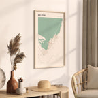 nelson, new zealand map poster - image 2