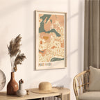 port moody, british columbia map poster - image 2