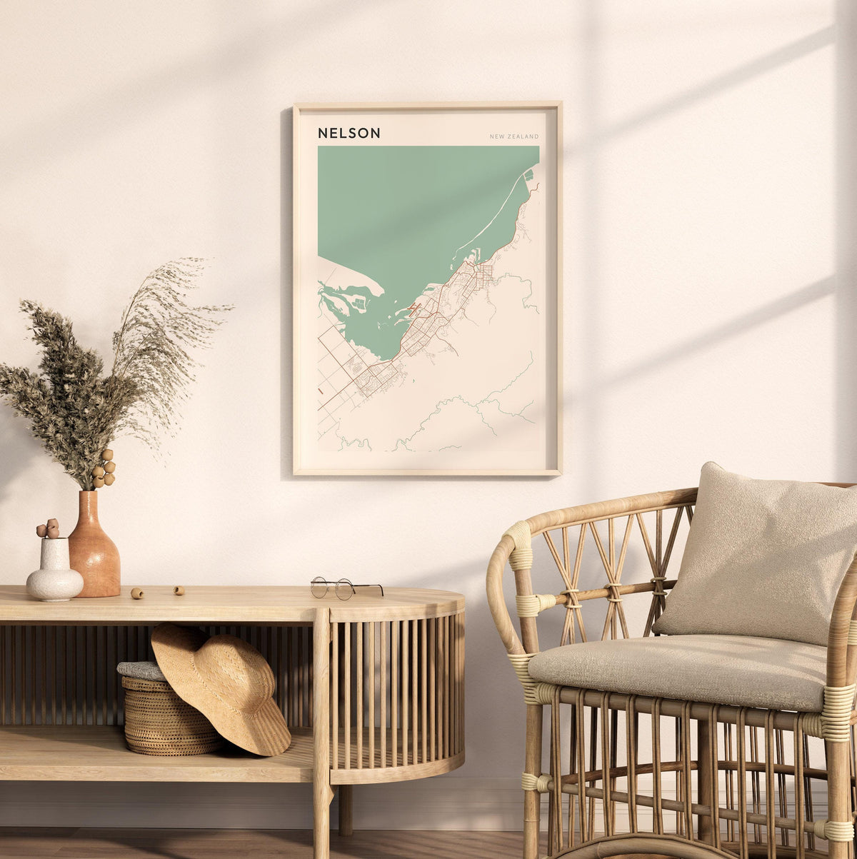 nelson, new zealand map poster - image 3