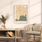 nice france map poster - image 3