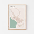 maracay, venezuela map poster - image 1
