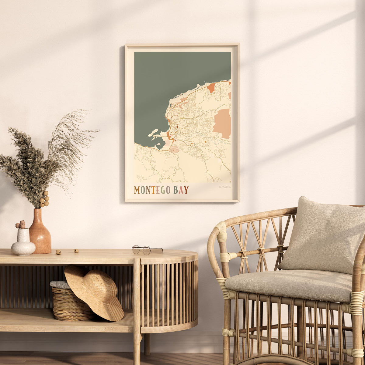 montego bay, jamaica map poster - image 3