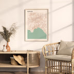 naples italy map poster - image 3
