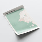 preah sihanouk, cambodia map poster - image 4