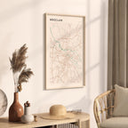 wroclaw poland map poster - image 2
