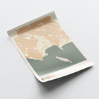 budva montenegro map poster - image 4