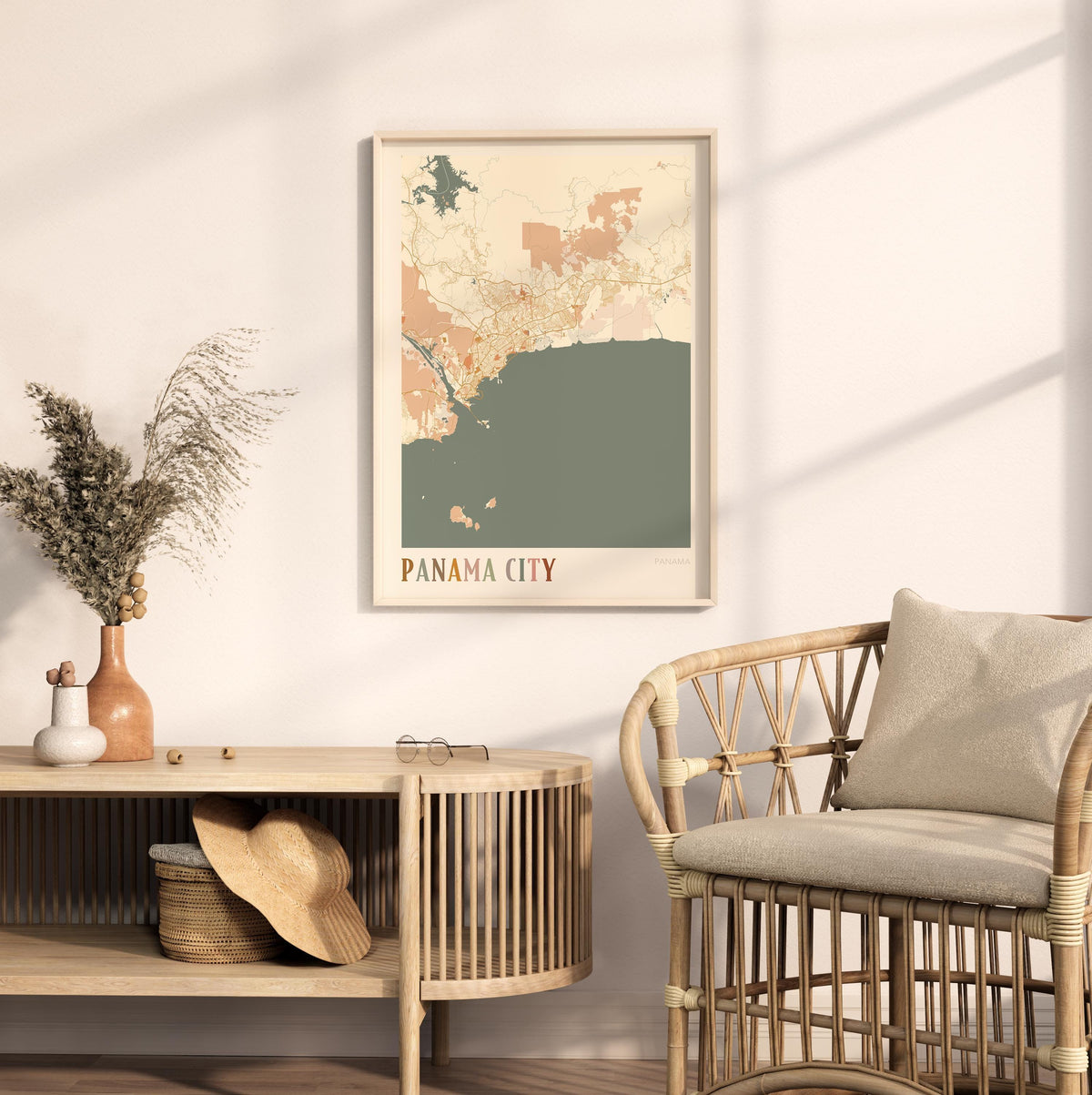 panama city, panama map poster - image 3