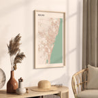 recife, brazil map poster - image 2